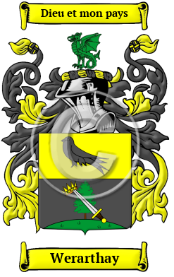 Werarthay Family Crest/Coat of Arms