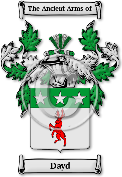 Dayd Family Crest Download (jpg) Legacy Series - 150 DPI
