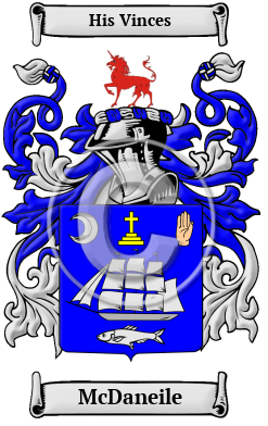 McDaneile Family Crest/Coat of Arms