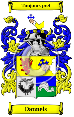 Dannels Family Crest/Coat of Arms
