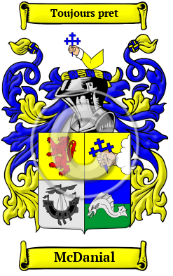McDanial Family Crest/Coat of Arms