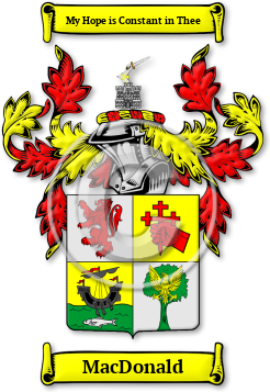 MacDonald Family Crest Download (jpg) Legacy Series - 150 DPI