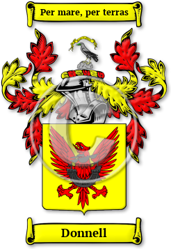Donnell Family Crest Download (jpg) Legacy Series - 150 DPI