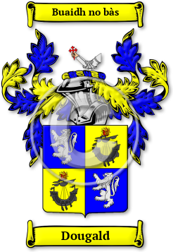Dougald Family Crest Download (jpg) Legacy Series - 150 DPI