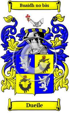 Dueile Family Crest/Coat of Arms