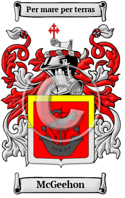 McGeehon Family Crest/Coat of Arms
