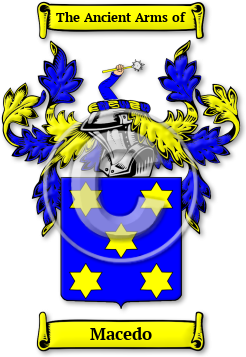 Macedo Family Crest Download (JPG) Legacy Series - 600 DPI