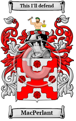 MacPerlant Family Crest/Coat of Arms