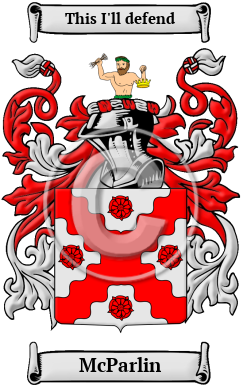 McParlin Family Crest/Coat of Arms