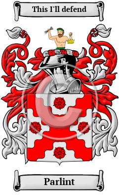 Parlint Family Crest/Coat of Arms