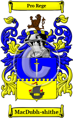 MacDubh-shithe Family Crest Download (JPG) Heritage Series - 600 DPI