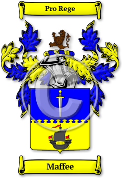 Maffee Family Crest Download (JPG) Legacy Series - 600 DPI