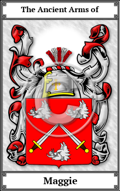 Maggie Family Crest Download (JPG)  Book Plated - 150 DPI