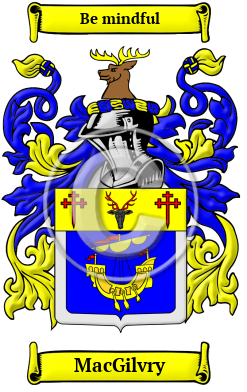 MacGilvry Family Crest/Coat of Arms