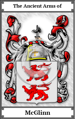 McGlinn Family Crest Download (JPG) Book Plated - 600 DPI