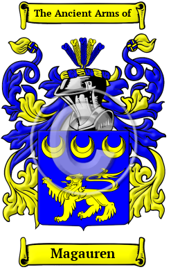 Magauren Family Crest/Coat of Arms