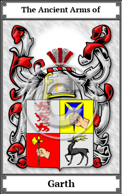 Garth Family Crest Download (JPG)  Book Plated - 150 DPI