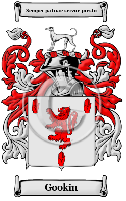 Gookin Family Crest/Coat of Arms