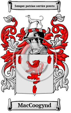 MacCoogynd Family Crest/Coat of Arms