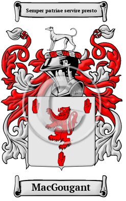 MacGougant Family Crest/Coat of Arms