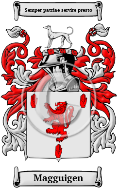 Magguigen Family Crest/Coat of Arms