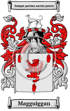 Magguiggan Family Crest/Coat of Arms