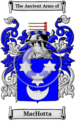 MacHotta Family Crest/Coat of Arms