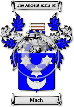 Mach Family Crest Download (jpg) Legacy Series - 150 DPI