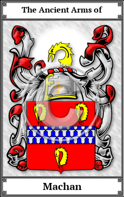 Machan Family Crest Download (JPG) Book Plated - 600 DPI