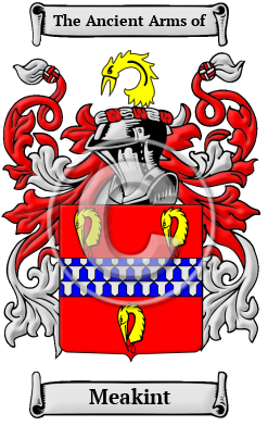 Meakint Family Crest/Coat of Arms
