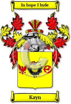 Kayn Family Crest Download (JPG) Legacy Series - 600 DPI