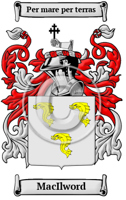 MacIlword Family Crest/Coat of Arms