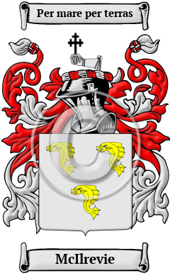 McIlrevie Family Crest/Coat of Arms