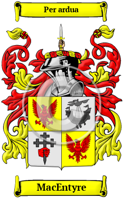 MacEntyre Family Crest/Coat of Arms