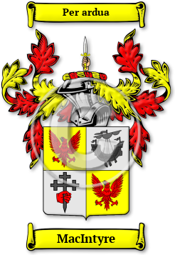 MacIntyre Family Crest Download (JPG) Legacy Series - 300 DPI