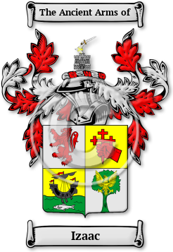Izaac Family Crest Download (JPG) Legacy Series - 600 DPI