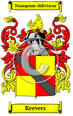 Keevers Family Crest/Coat of Arms