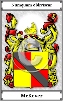 McKever Family Crest Download (JPG)  Book Plated - 150 DPI