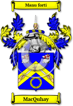 MacQuhay Family Crest Download (JPG) Legacy Series - 300 DPI