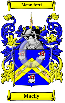 MacEy Family Crest/Coat of Arms
