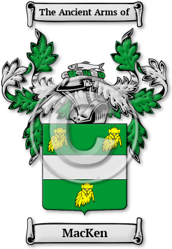 MacKen Family Crest Download (jpg) Legacy Series - 150 DPI