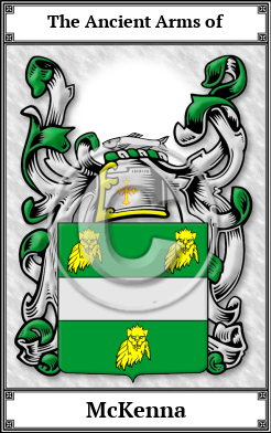 McKenna Family Crest Download (JPG)  Book Plated - 150 DPI