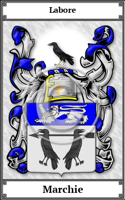 Marchie Family Crest Download (JPG)  Book Plated - 150 DPI
