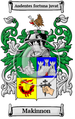 Makinnon Family Crest/Coat of Arms