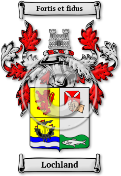 Lochland Family Crest Download (jpg) Legacy Series - 150 DPI