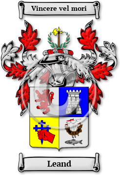Leand Family Crest Download (JPG) Legacy Series - 600 DPI
