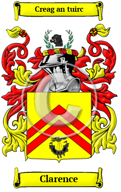 Clarence Family Crest/Coat of Arms