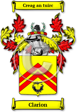 Clarion Family Crest Download (jpg) Legacy Series - 150 DPI