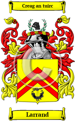 Larrand Family Crest/Coat of Arms