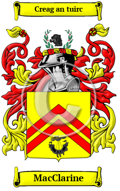 MacClarine Family Crest/Coat of Arms